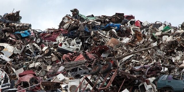 Scrapyards usually pollute the environment